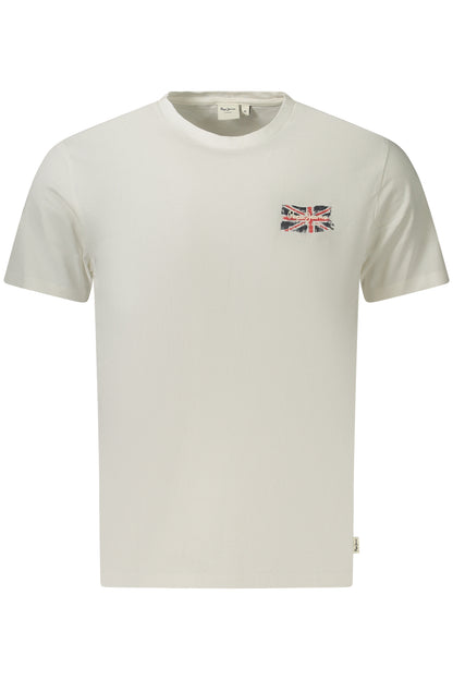 PEPE JEANS MEN'S SHORT-SLEEVED T-SHIRT WHITE