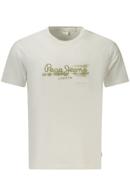 PEPE JEANS MEN'S SHORT-SLEEVED T-SHIRT WHITE