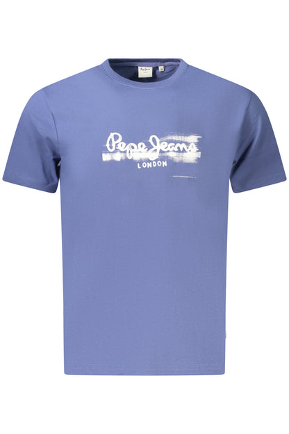 PEPE JEANS MEN'S SHORT-SLEEVED T-SHIRT, BLUE