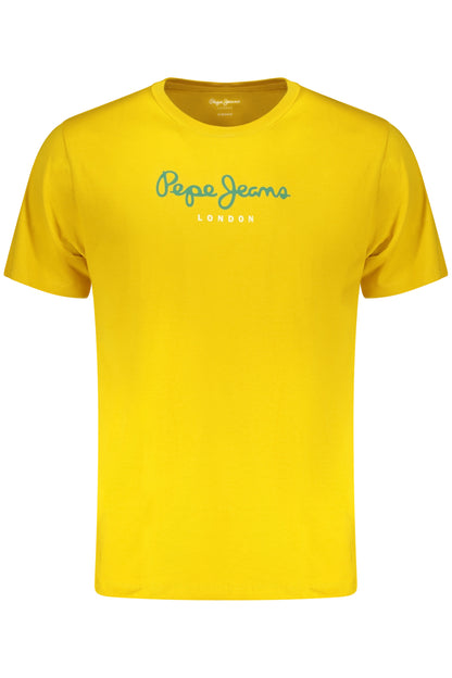 PEPE JEANS MEN'S SHORT-SLEEVED T-SHIRT YELLOW