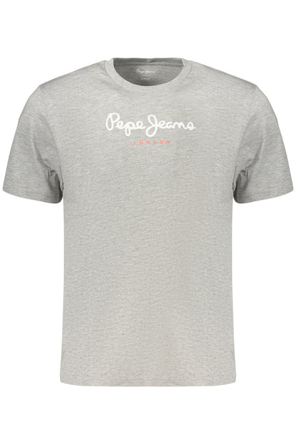 PEPE JEANS MEN'S SHORT-SLEEVED T-SHIRT, GREY