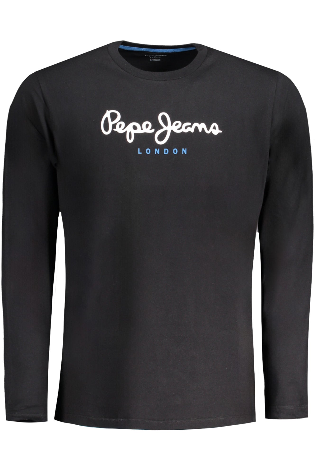 PEPE JEANS MEN'S LONG-SLEEVED T-SHIRT BLACK