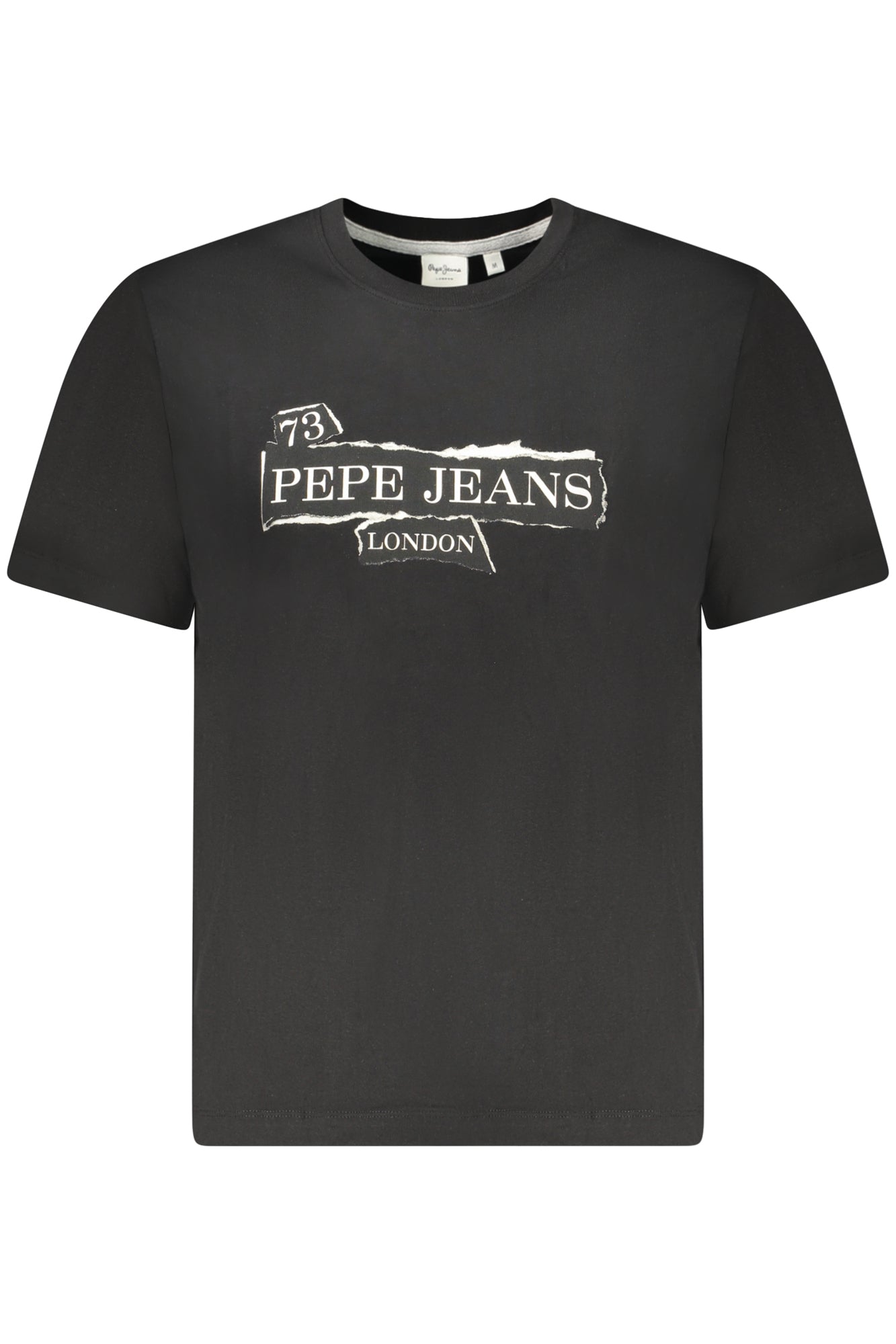PEPE JEANS MEN'S SHORT-SLEEVED T-SHIRT BLACK