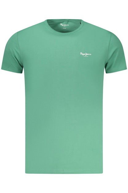PEPE JEANS MEN'S SHORT-SLEEVED T-SHIRT GREEN