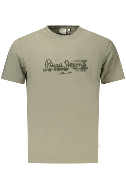 PEPE JEANS MEN'S SHORT-SLEEVED T-SHIRT GREEN