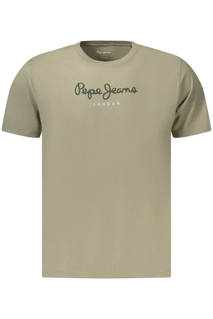 PEPE JEANS MEN'S SHORT-SLEEVED T-SHIRT GREEN