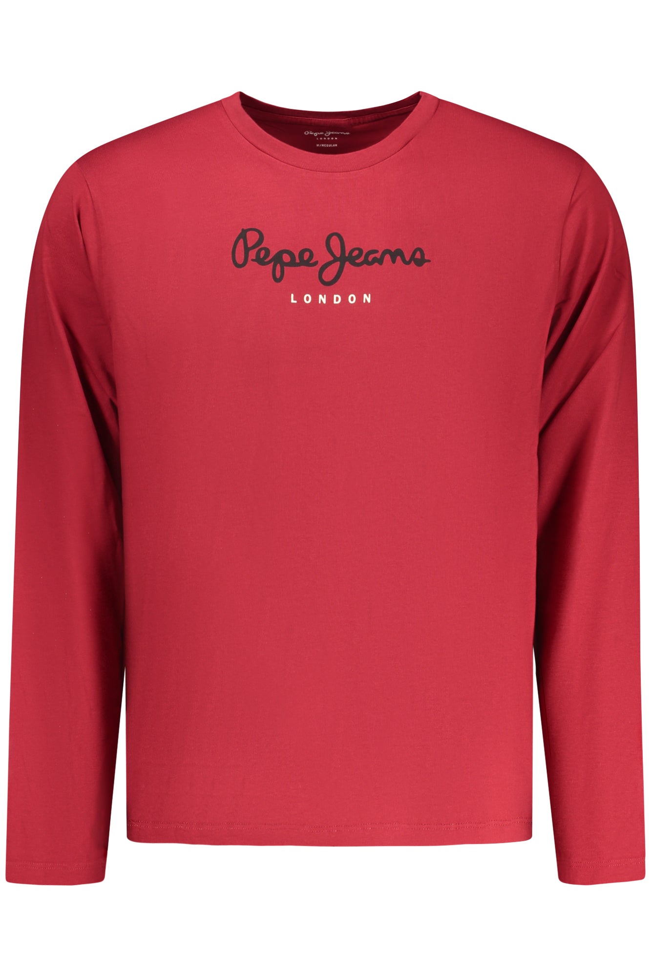 PEPE JEANS MEN'S LONG-SLEEVED T-SHIRT, RED