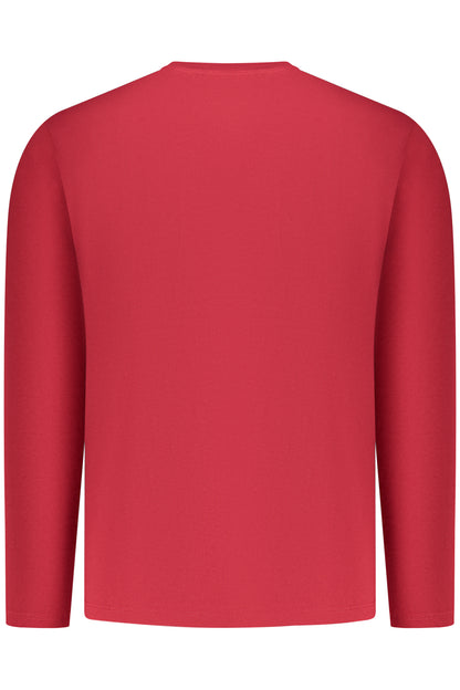 PEPE JEANS MEN'S LONG-SLEEVED T-SHIRT, RED