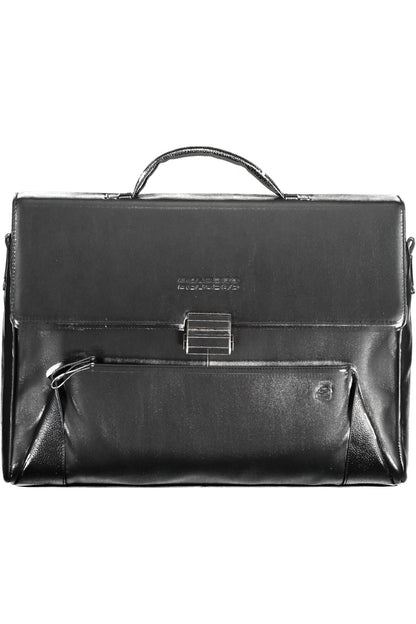 PIQUADRO MEN'S BRIEFCASE BLACK
