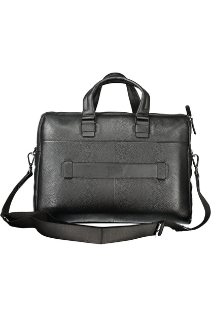 PIQUADRO MEN'S BRIEFCASE BLACK