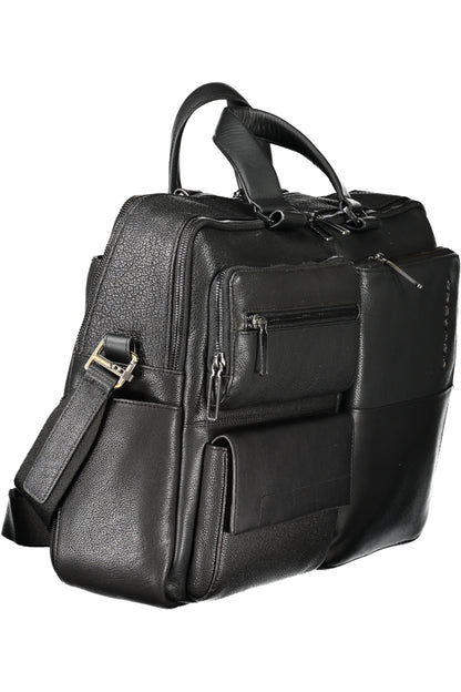 PIQUADRO MEN'S BRIEFCASE BLACK