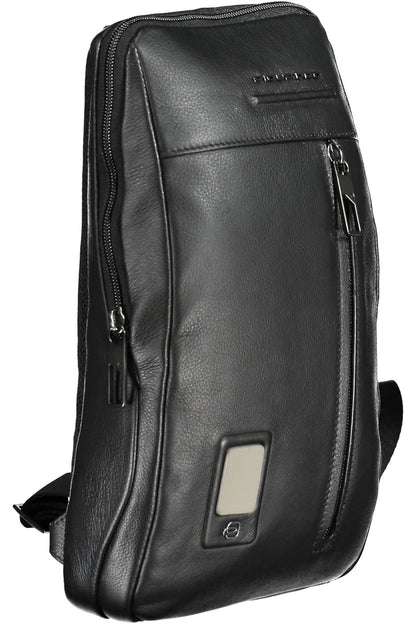 PIQUADRO BLACK MAN SHOULDER BAG