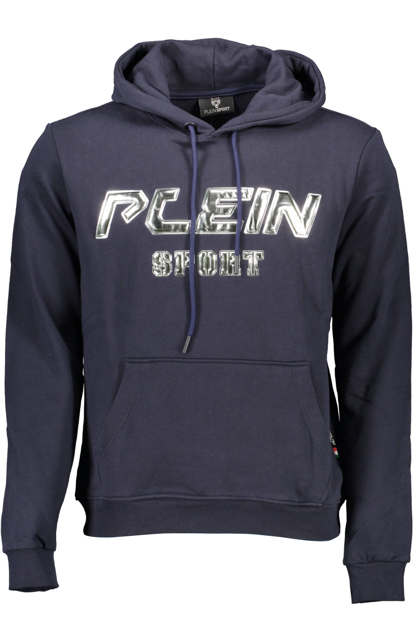 PLEIN SPORT SWEATSHIRT WITHOUT ZIP MEN BLUE