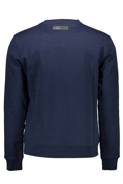 PLEIN SPORT SWEATSHIRT WITHOUT ZIP MEN BLUE