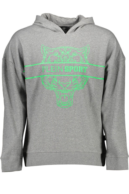 PLEIN SPORT MEN'S ZIP-FREE SWEATSHIRT GREY