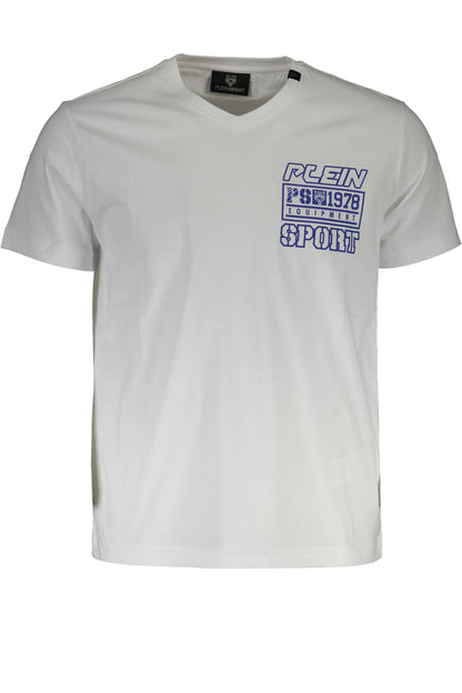 PLEIN SPORT SHORT SLEEVE T-SHIRT MEN WHITE