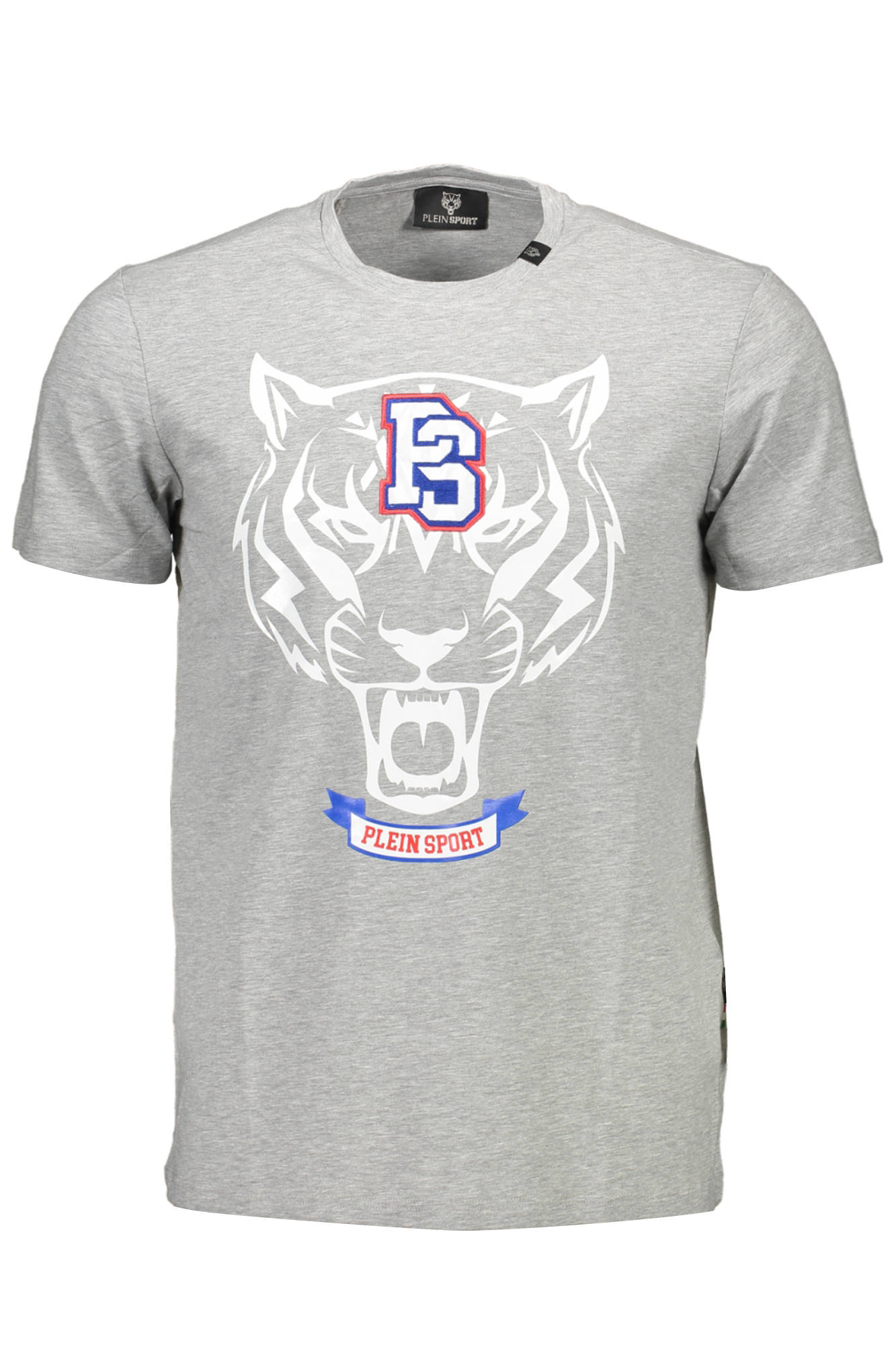 PLEIN SPORT SHORT SLEEVE T-SHIRT MEN GREY