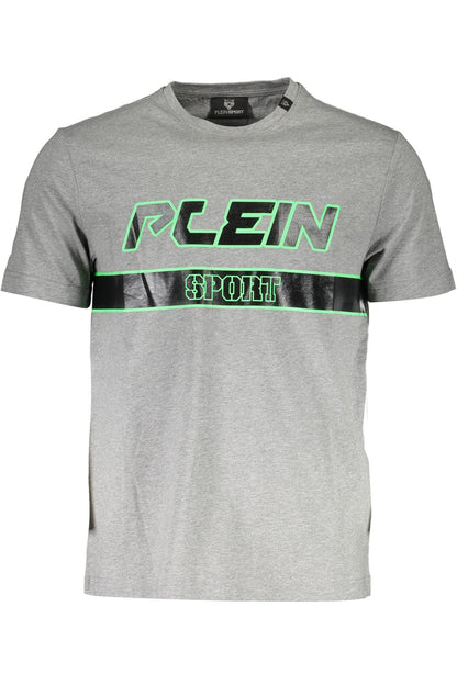 PLEIN SPORT SHORT SLEEVE T-SHIRT MEN GREY