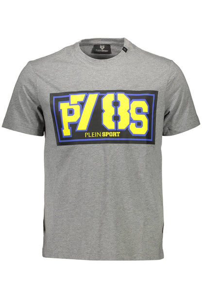 PLEIN SPORT SHORT SLEEVE T-SHIRT MEN GREY