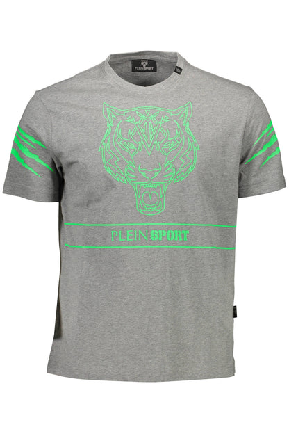 PLEIN SPORT SHORT SLEEVE T-SHIRT MEN GREY