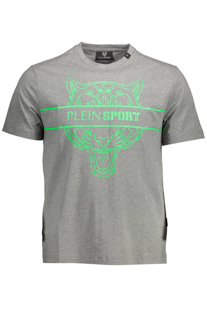 PLEIN SPORT SHORT SLEEVE T-SHIRT MEN GREY