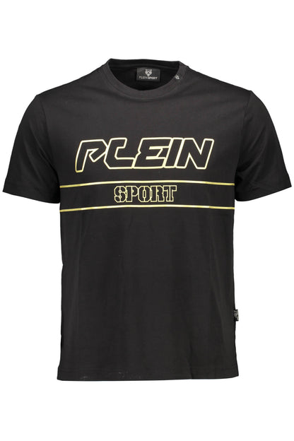 PLEIN SPORT SHORT SLEEVE T-SHIRT MEN BLACK