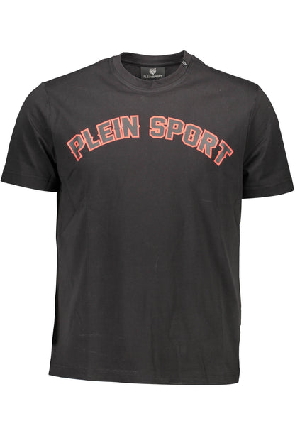 PLEIN SPORT SHORT SLEEVE T-SHIRT MEN BLACK