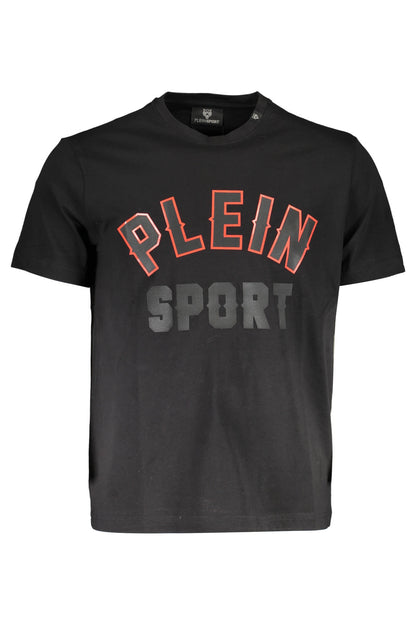PLEIN SPORT SHORT SLEEVE T-SHIRT MEN BLACK