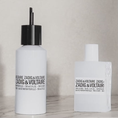 Zadig & Voltaire This is Her! Eau de Parfum Femme Recharge 150 ml