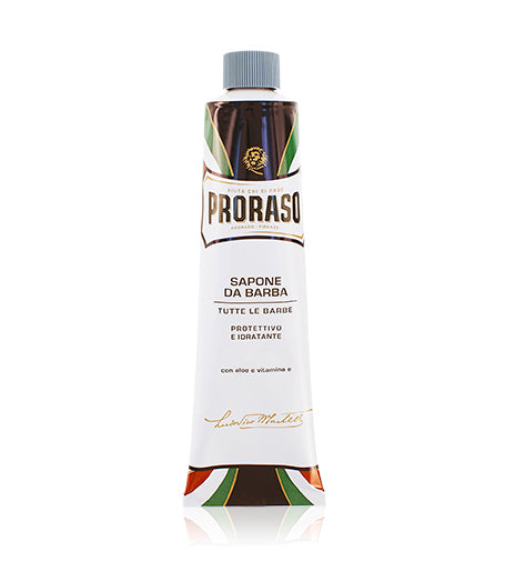 PRORASO Blue shaving soap with a hydrating effect in a tube for men 150 ml
