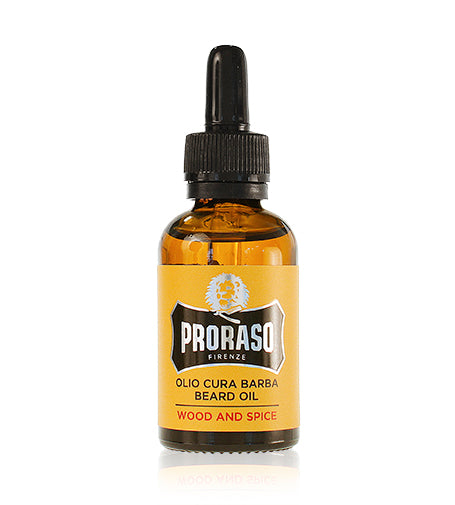 PRORASO Wood And Spice beard oil for men 30 ml