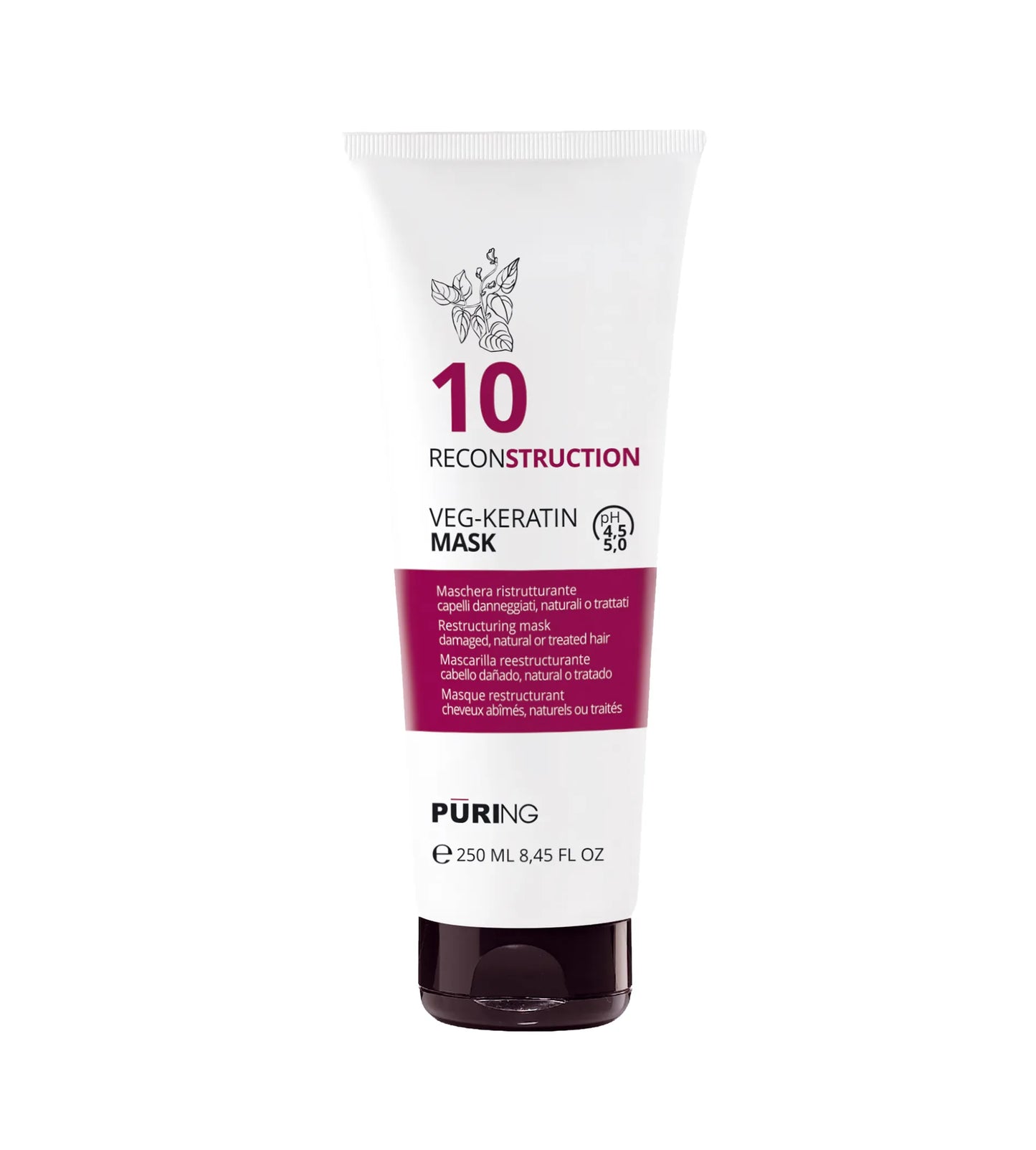 PÜRING PR 10 Reconstruction Veg-Keratin Mask 250ml
