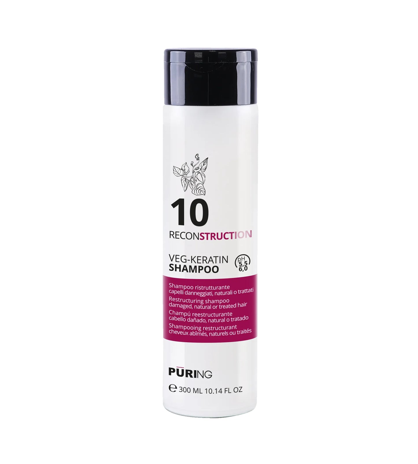PÜRING PR 10 Reconstruction Veg-Keratin Shampoo 300ml
