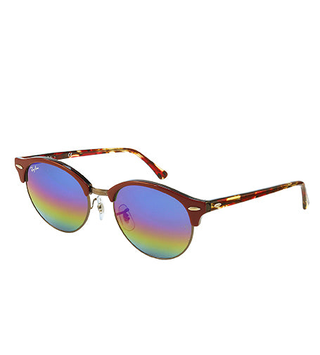 RayBan RB4246 Clubround 1222/C2 duhová unisex sluneční brýle 51x19x145 mm