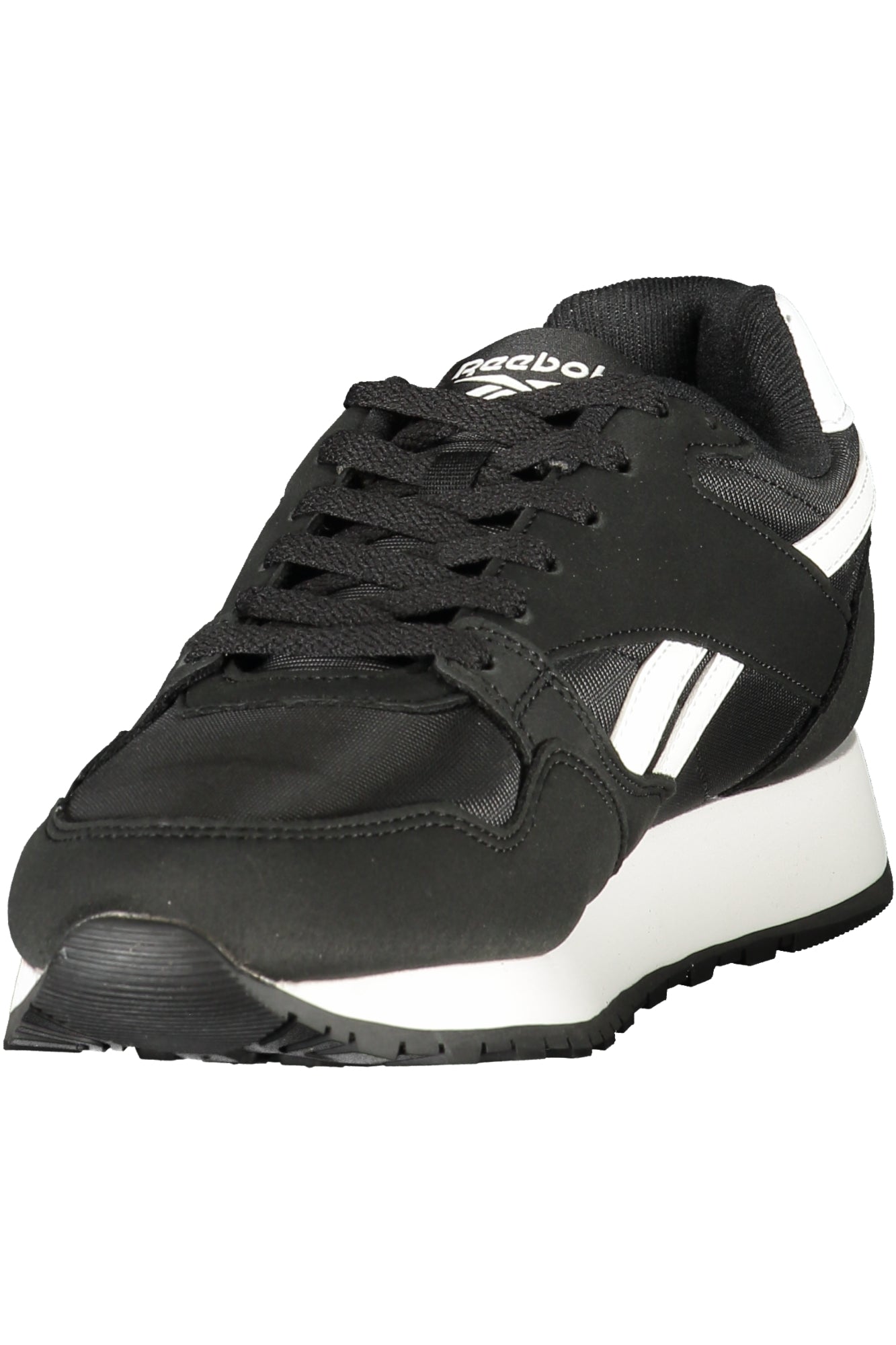 REEBOK MEN'S BLACK SPORTS FOOTWEAR