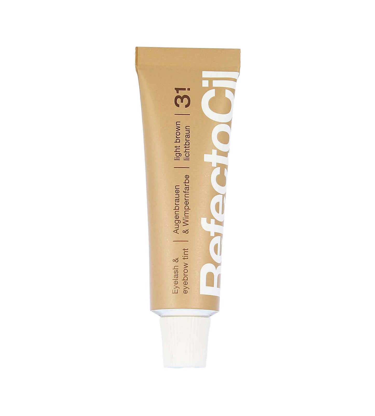 Tinte para cejas y pestañas RefectoCil, color para cejas y pestañas, 15 ml, 3.1 Marrón claro