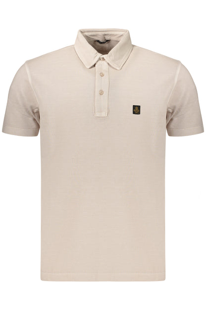 REFRIGIWEAR MEN'S SHORT-SLEEVE POLO SHIRT, BEIGE