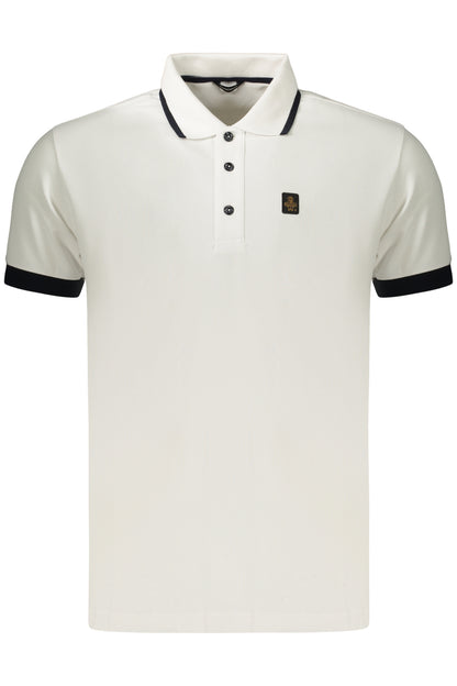 REFRIGIWEAR MEN'S SHORT-SLEEVE POLO SHIRT WHITE