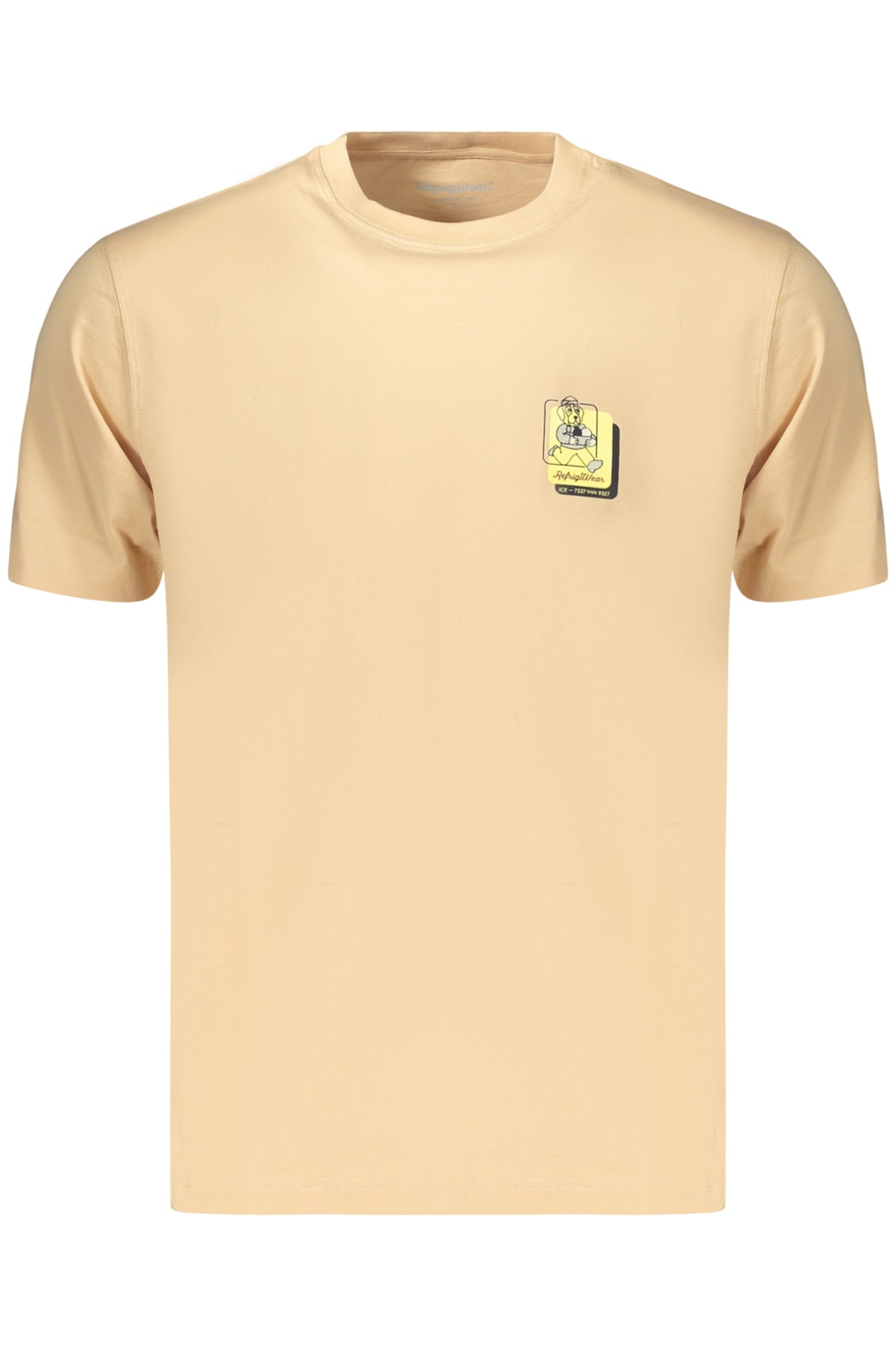 REFRIGIWEAR MEN'S SHORT-SLEEVE T-SHIRT, BEIGE