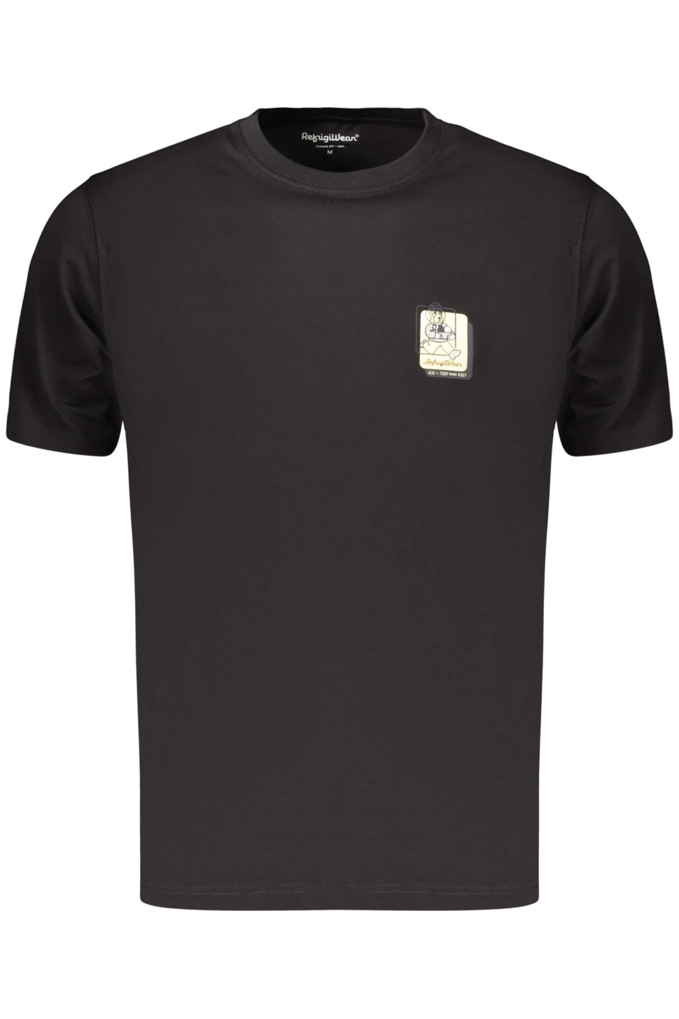 REFRIGIWEAR MEN'S SHORT-SLEEVE T-SHIRT BLACK
