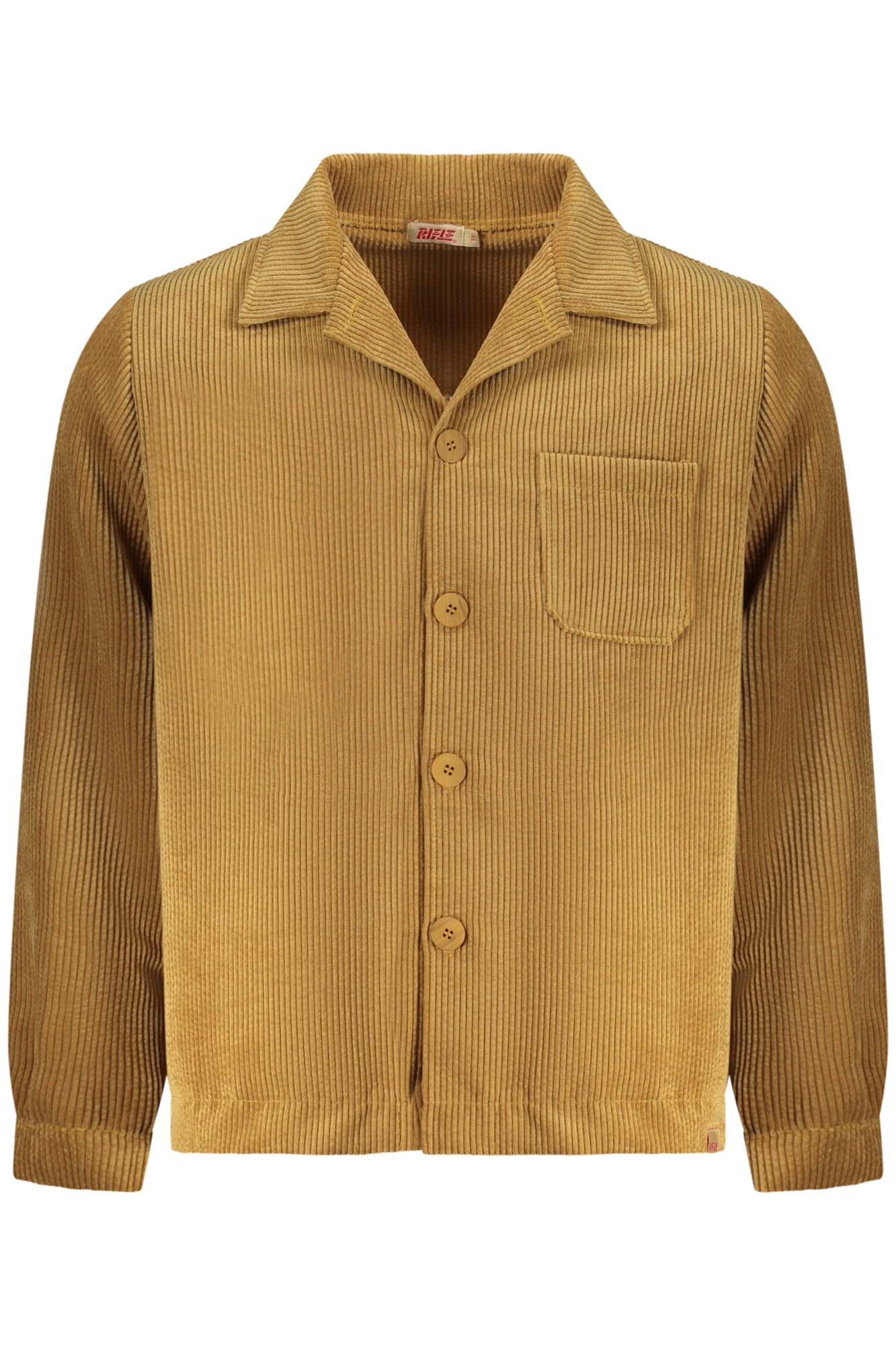 MEN'S BROWN LONG-SLEEVED RIFLE SHIRT