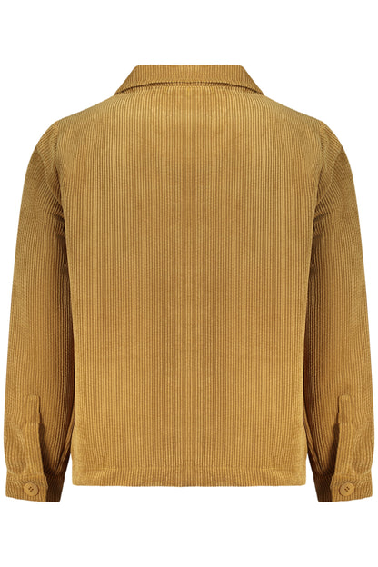 MEN'S BROWN LONG-SLEEVED RIFLE SHIRT