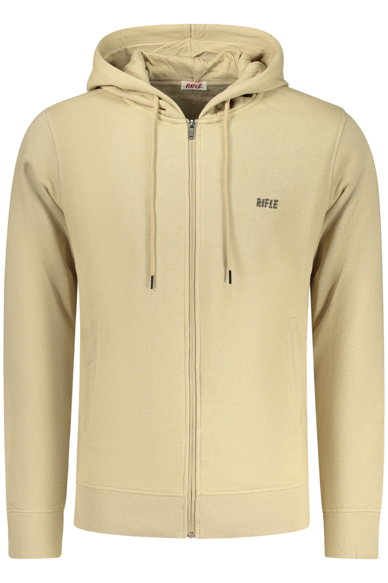 RIFLE MEN'S ZIP-UP SWEATSHIRT BEIGE