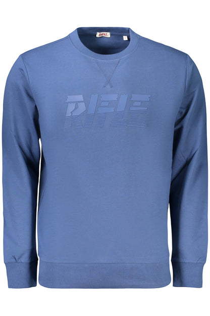 RIFLE MEN'S ZIP-UP SWEATSHIRT BLUE