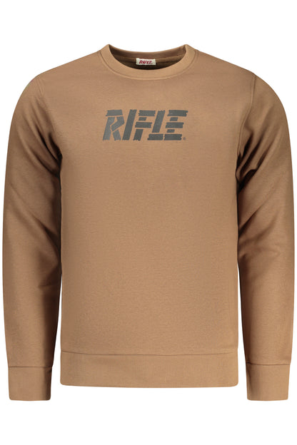 RIFLE MEN'S ZIP-UP SWEATSHIRT BROWN