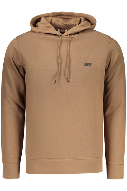 RIFLE MEN'S ZIP-UP SWEATSHIRT BROWN