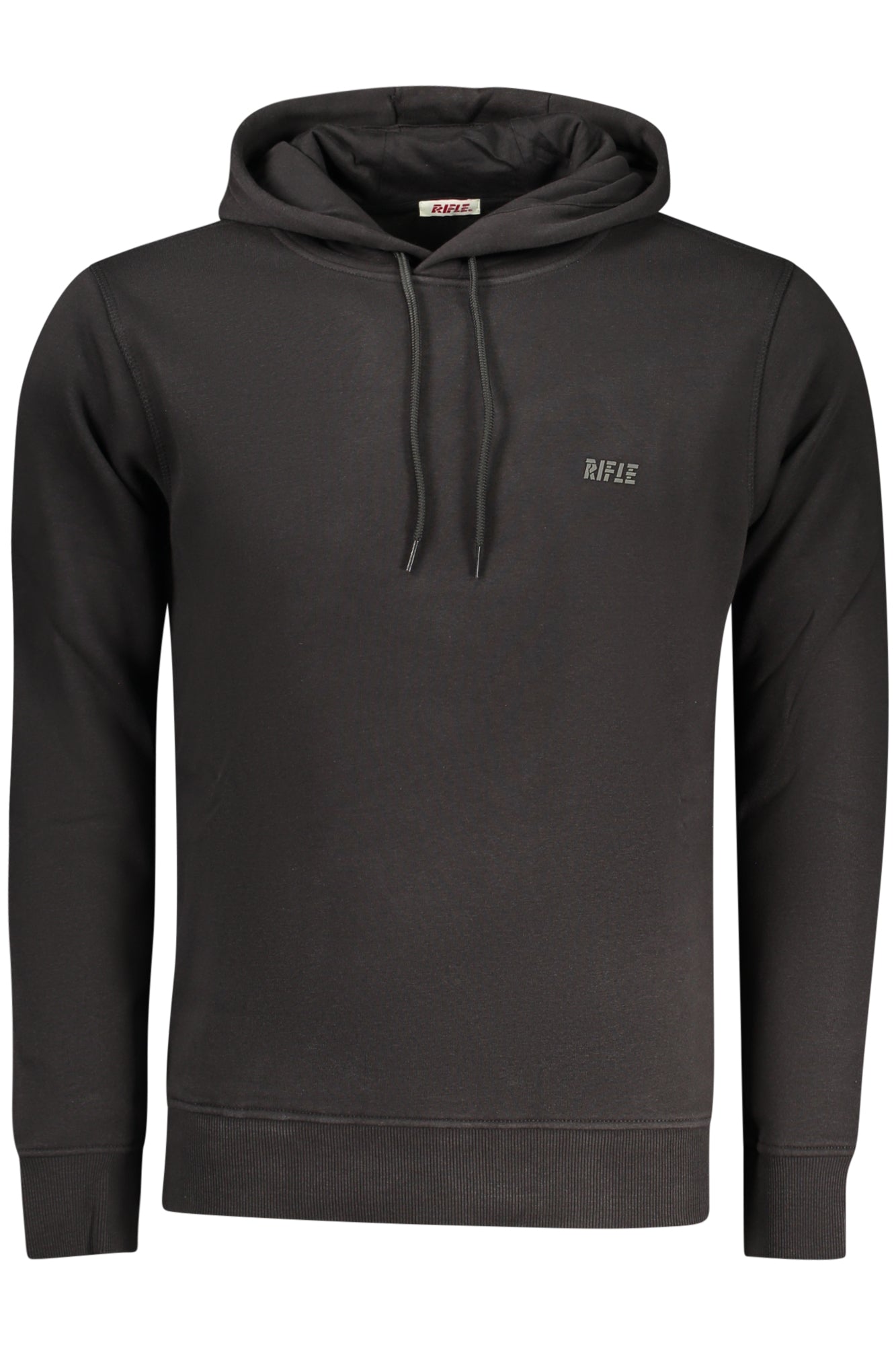 RIFLE MEN'S BLACK ZIP-UP SWEATSHIRT