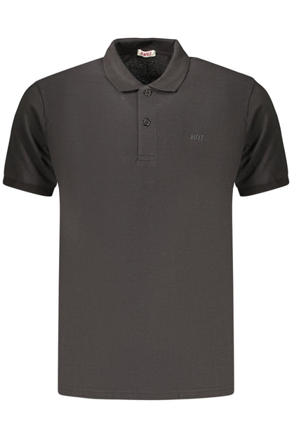 RIFLE POLO SHORT SLEEVE MEN'S BLACK