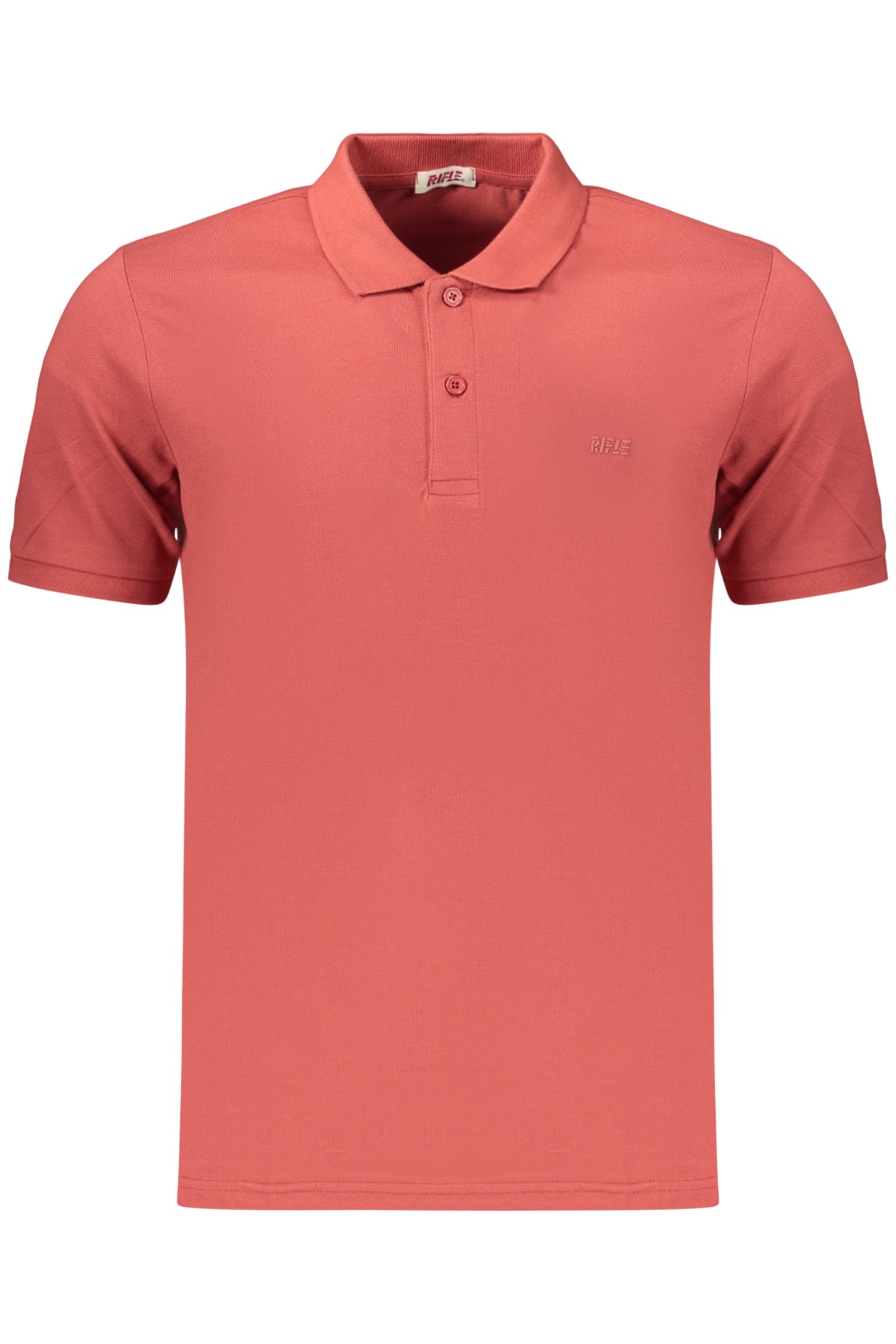 MEN'S RED SHORT-SLEEVE RIFLE POLO
