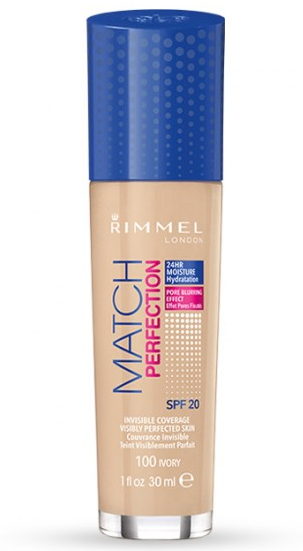 Rimmel Match Perfection makeup 30 ml 100 Ivory